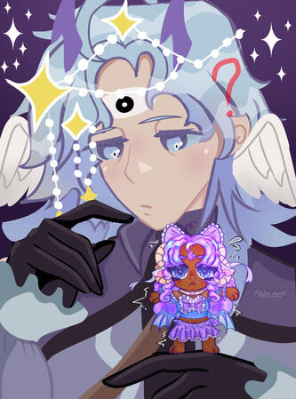 Art trade with @tangy.lemon0 on TikTok!